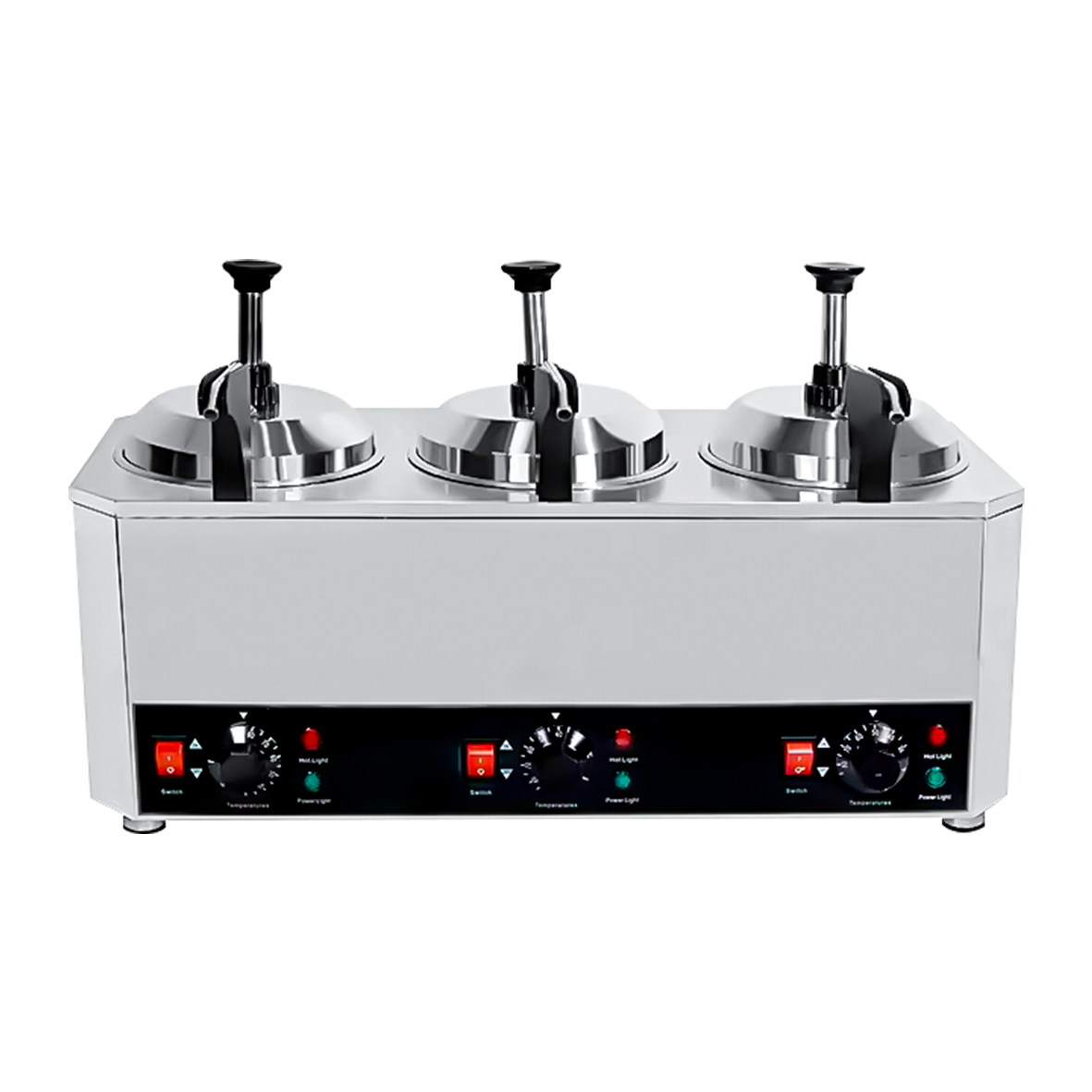 DISPENSADOR DE CREMAS ELÉCTRICO 3 GRUPOS